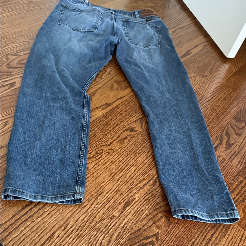Wrangler Men's Dark Blue Straight Jeans 34/30 - Picture 9 of 11